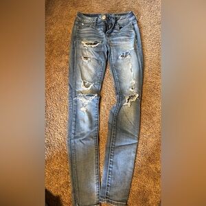 American eagle super stretch skinny jeans